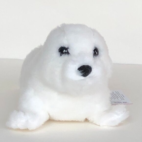 New w/Tag Douglas Plush  White Seal  Sprinkles Stuffed Animal 8.5" - Picture 1 of 10
